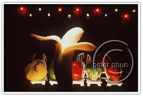illustration showing banana is the top seller in produce department