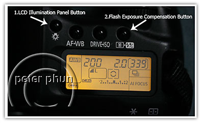 fill_flash_setting1 close up of the LCD panel